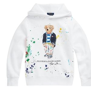 Nwt Polo Ralph Lauren Bear hoodie boys 8